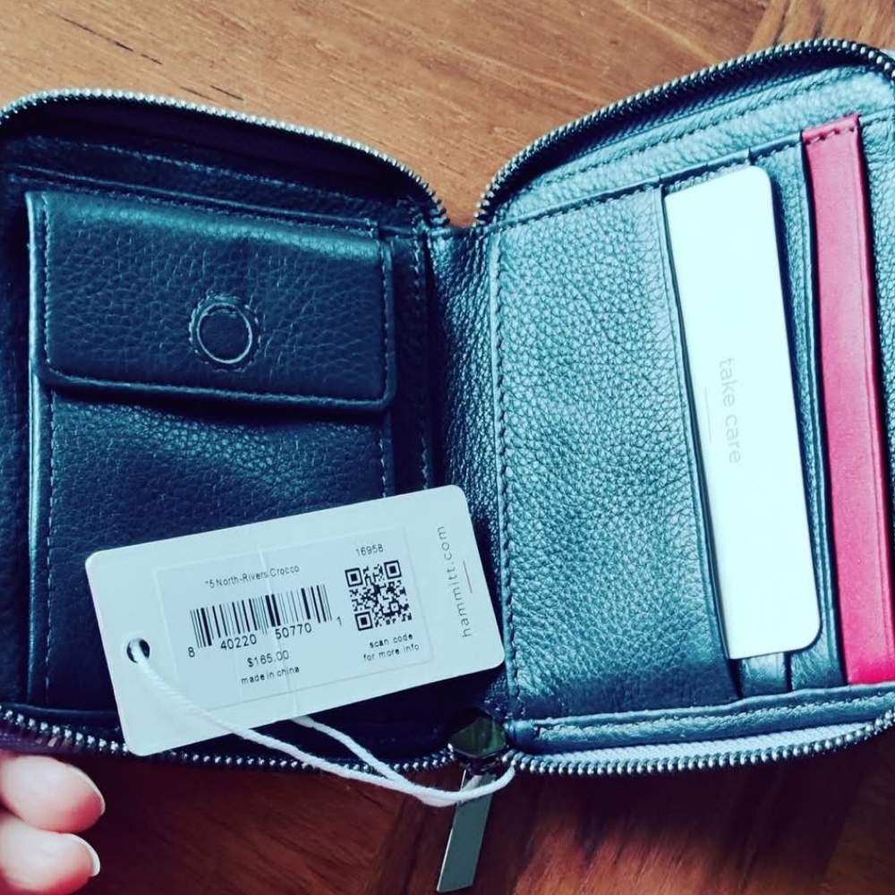Hammitt 5 North Wallet in Rivers Crocco